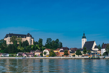 Blick auf Grein an der Donau