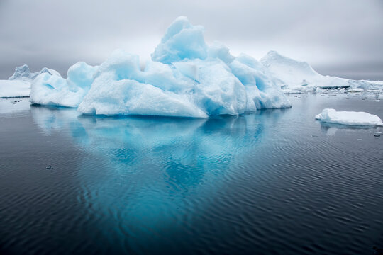 Scenic view of large iceberg - Powered by Adobe