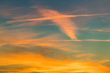 Fantastic colour of the sky.