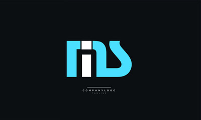 MIS Letter Business Logo Design Alphabet Icon Vector Monogram © Tony_boi943