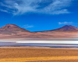 Beautiful Laguna Colorada in Bolivia