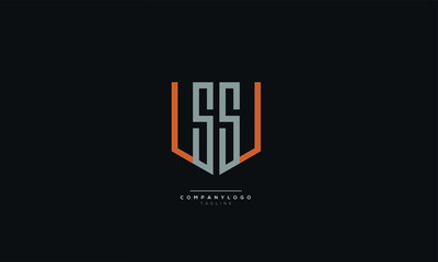 WSS or SSW Letter Business Logo Design Alphabet Icon Vector Monogram