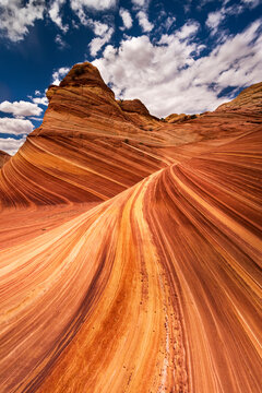 Wave sandstone formations in Arizona desert