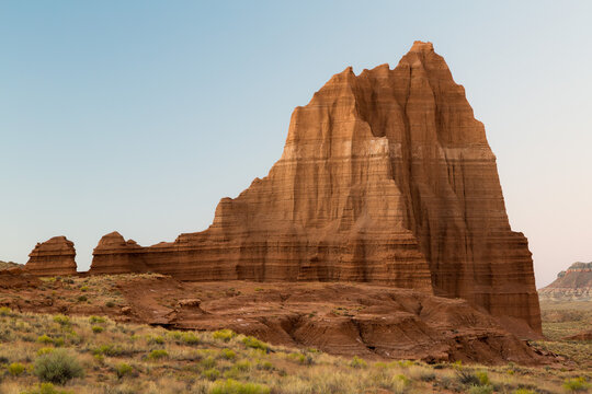 View of Temple of the Sun in Capitol Reef National Park