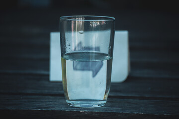Glass with water