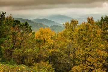 Scenic view of landscape against cloudy sky