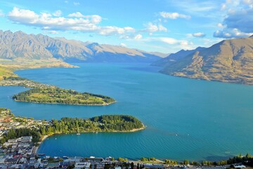 Fototapeta premium lake and mountains