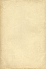 Old paper texture. Rough faded surface. Blank retro page. Empty place for text. Perfect for background and vintage style design.