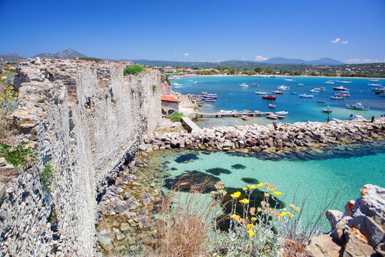 Methoni Castle by harbor