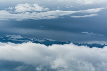 beautiful cloudy landscape nevado del cocuy