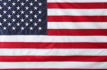 National United states of America flag as background
