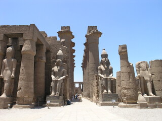 ruins of the temple in luxor egypt