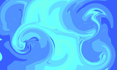 Abstract blue background with waves from the sea. Pattern with water flowing from the river.