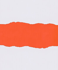 Art paper of overlapping and tearing.