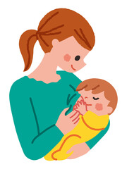 授乳　イラスト