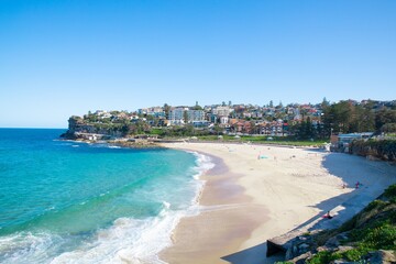 Fototapeta na wymiar View of Bronte Beach Sydney NSW Australia