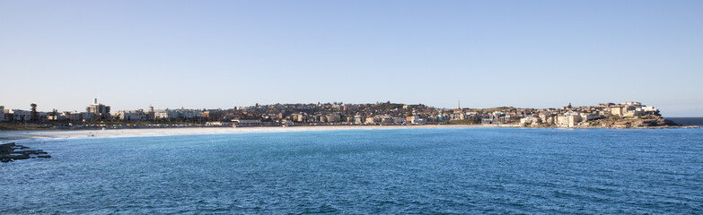 Fototapeta na wymiar View of Bondi Beach Sydney NSW Australia