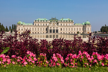 オーストリア　ウィーンのベルヴェデーレ宮殿