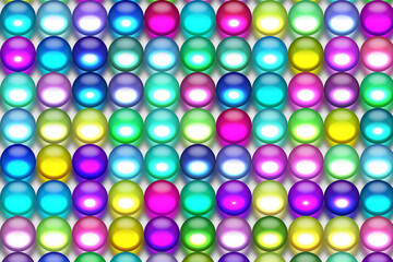 glossy balls pattern design