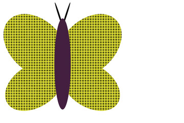 artless butterfly illustration design