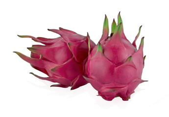 Dragon fruit isolated on white background