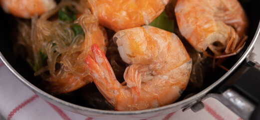 Baked Shrimp with Glass Noodles.