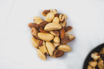 mixed nuts in a bowl