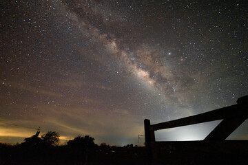 Milky Way observed from Las Coloradas, Mexico
