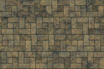 brick concrete tile design