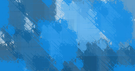 abstract lines mixing of blue shades on the backdrop.