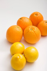 orange and lemon