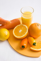 various fresh fruits