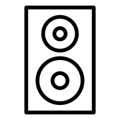 Music line style icon. suitable for the needs of your creative project