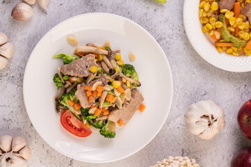 Stir-Fried Mixed Vegetables with Pork