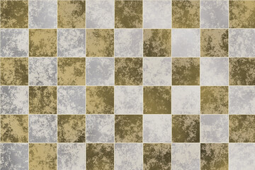 old marble chess tile design