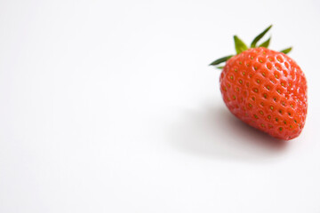 strawberry on white background