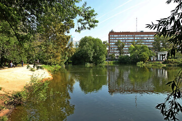 Obraz premium house on the lake