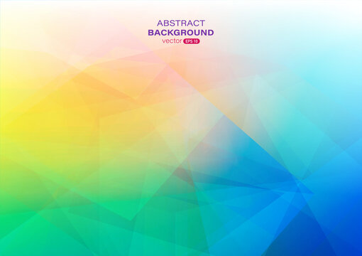 Colorful abstract background with geometric shape