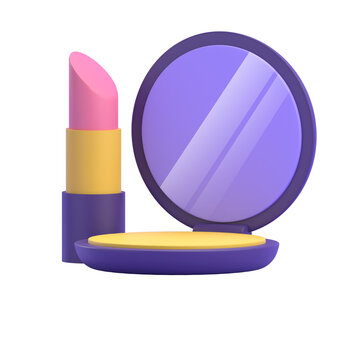 MAKE UP LIPSTICK 3D RENDER