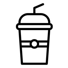 line drink style icon. suitable for the needs of your creative project