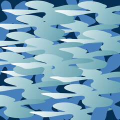 Obraz premium Abstract pattern element of blue shades on a blue background for web. 