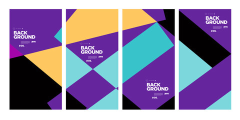 Obraz premium Vector abstract minimalist geometric background for corporate brochure