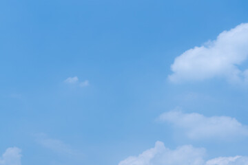 blue sky with clouds