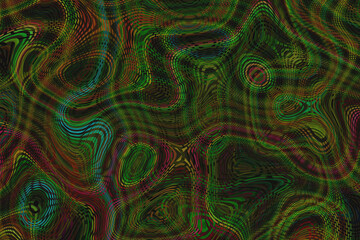 crossing waves abstract design