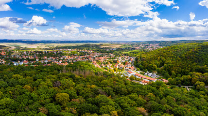 Fototapeta na wymiar Luftbilder aus Bad Suderode Harz
