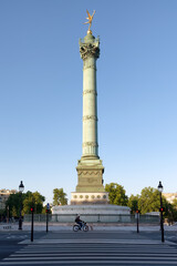 Fototapeta na wymiar Bastille square in Paris city