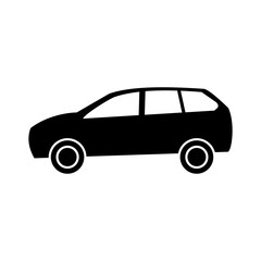 Fototapeta na wymiar car icon vector symbol of transportation isolated illustration white background