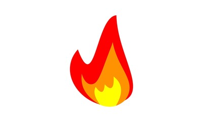 flame logo vector