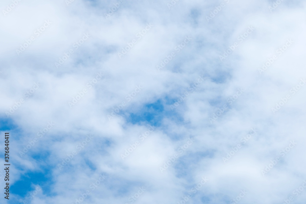 Wall mural beautiful blue sky clouds for background.