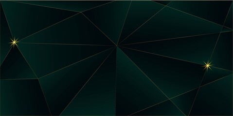 Emerald Luxury Gold Background. Royal Premium Business Design 3D 